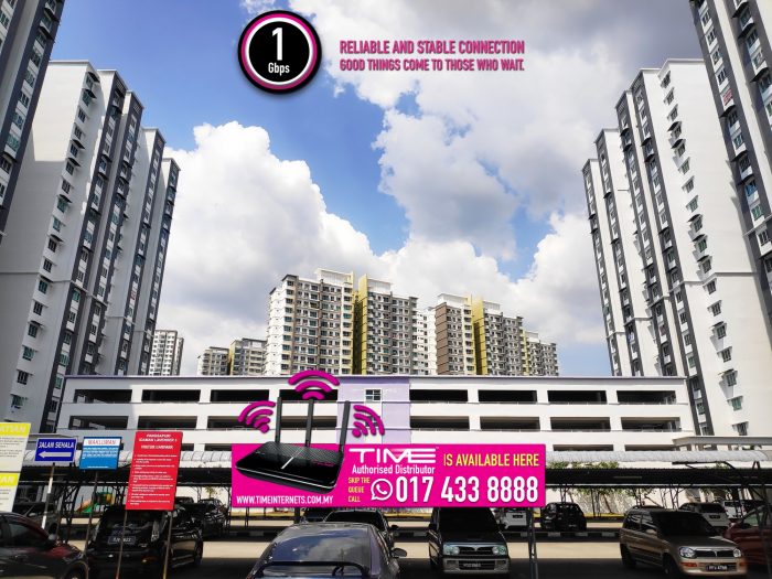 Idaman Lavender 3 Management Office Time 100 Fibre Building